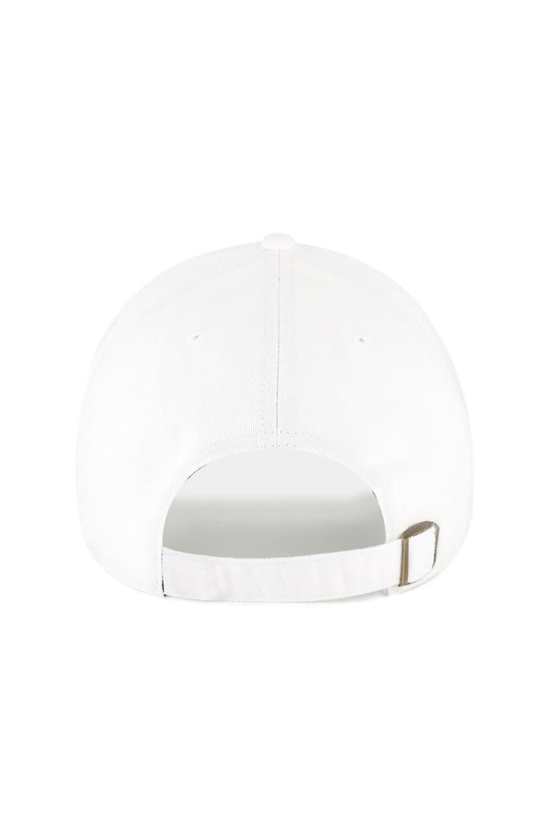 Men's '47 White Wisconsin Badgers Clean Up Adjustable Hat, Alternate, color, White