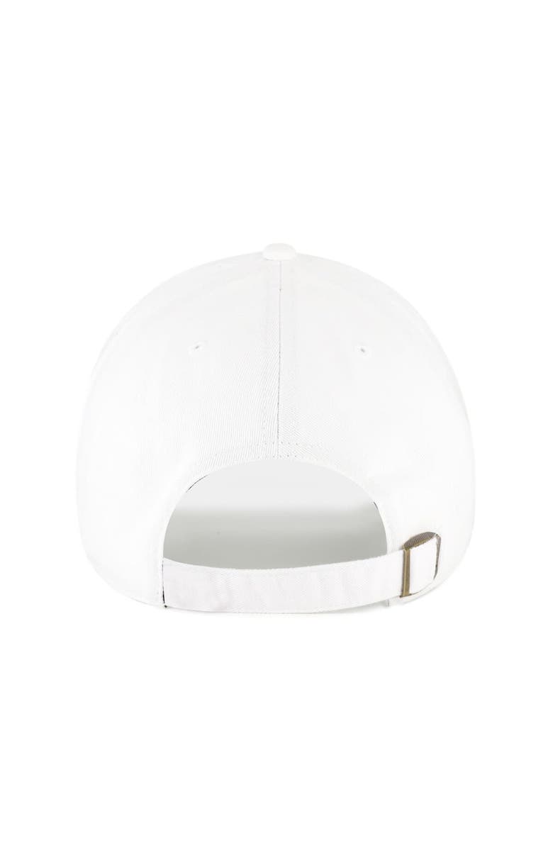 '47 Men's '47 White Wisconsin Badgers Clean Up Adjustable Hat, Alternate, color, White