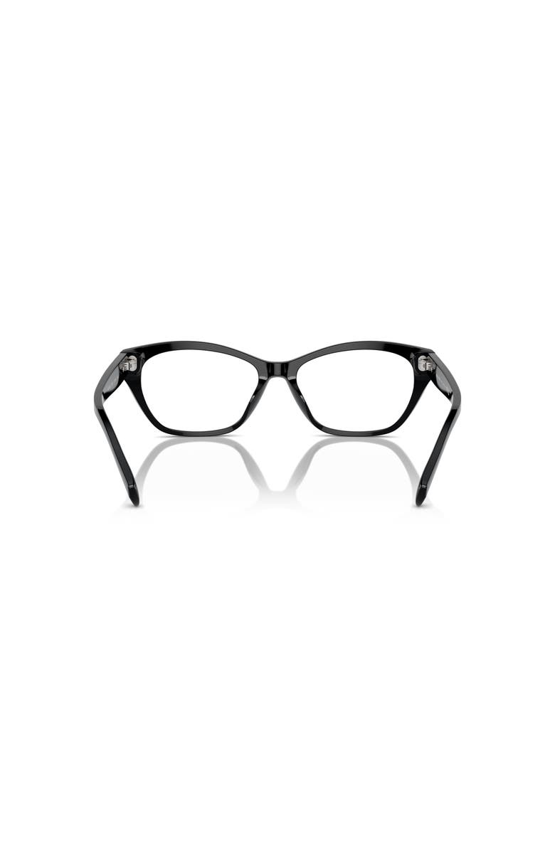 RALPH 55mm Rectangle optical glasses, Alternate, color, Black