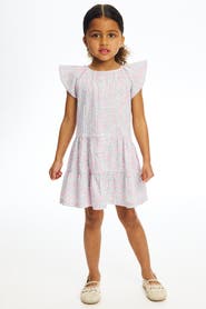 H&M Tiered seersucker dress
