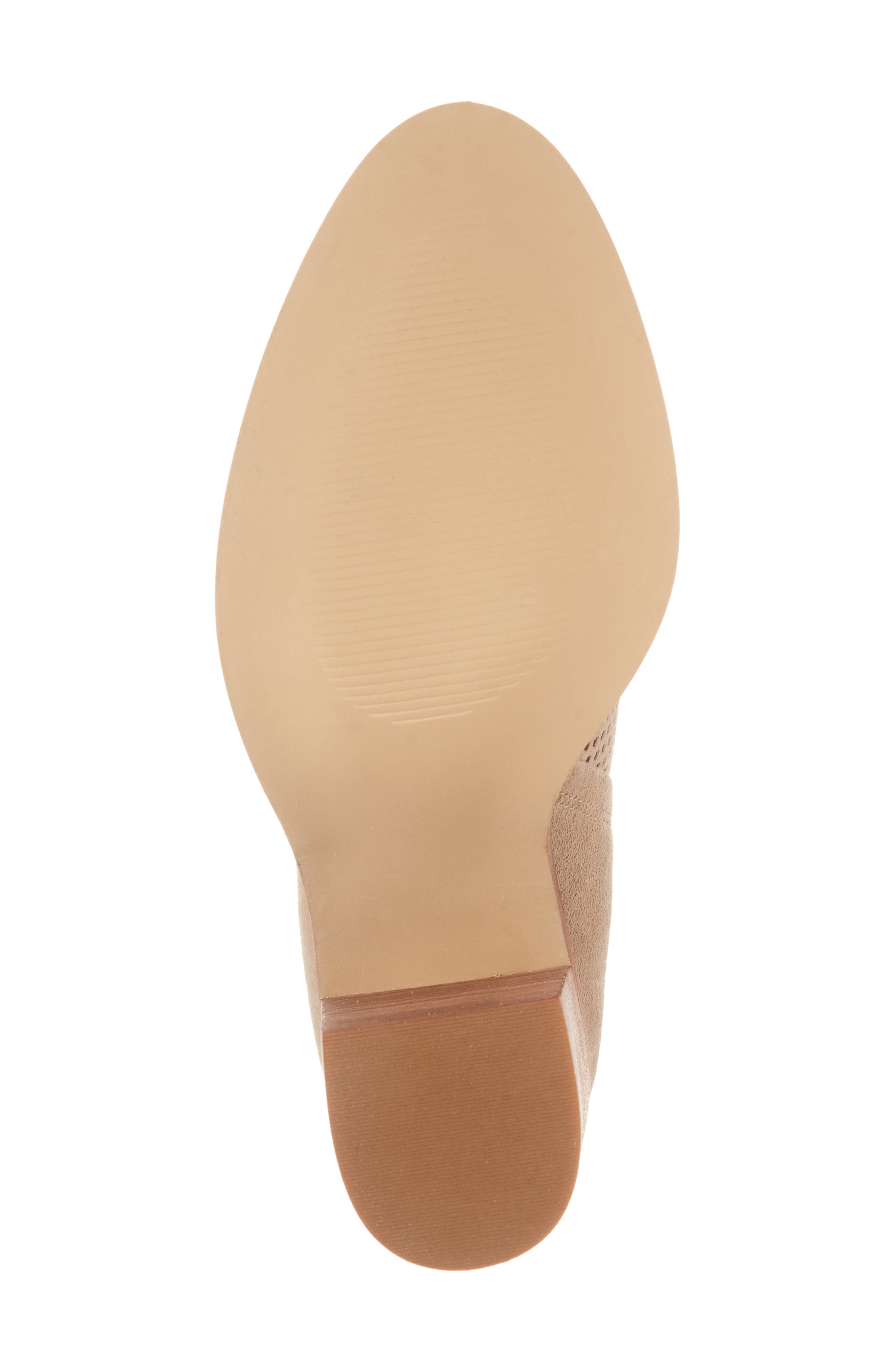 Rumble Perforated Bootie, Alternate, color, TAUPE SUEDE