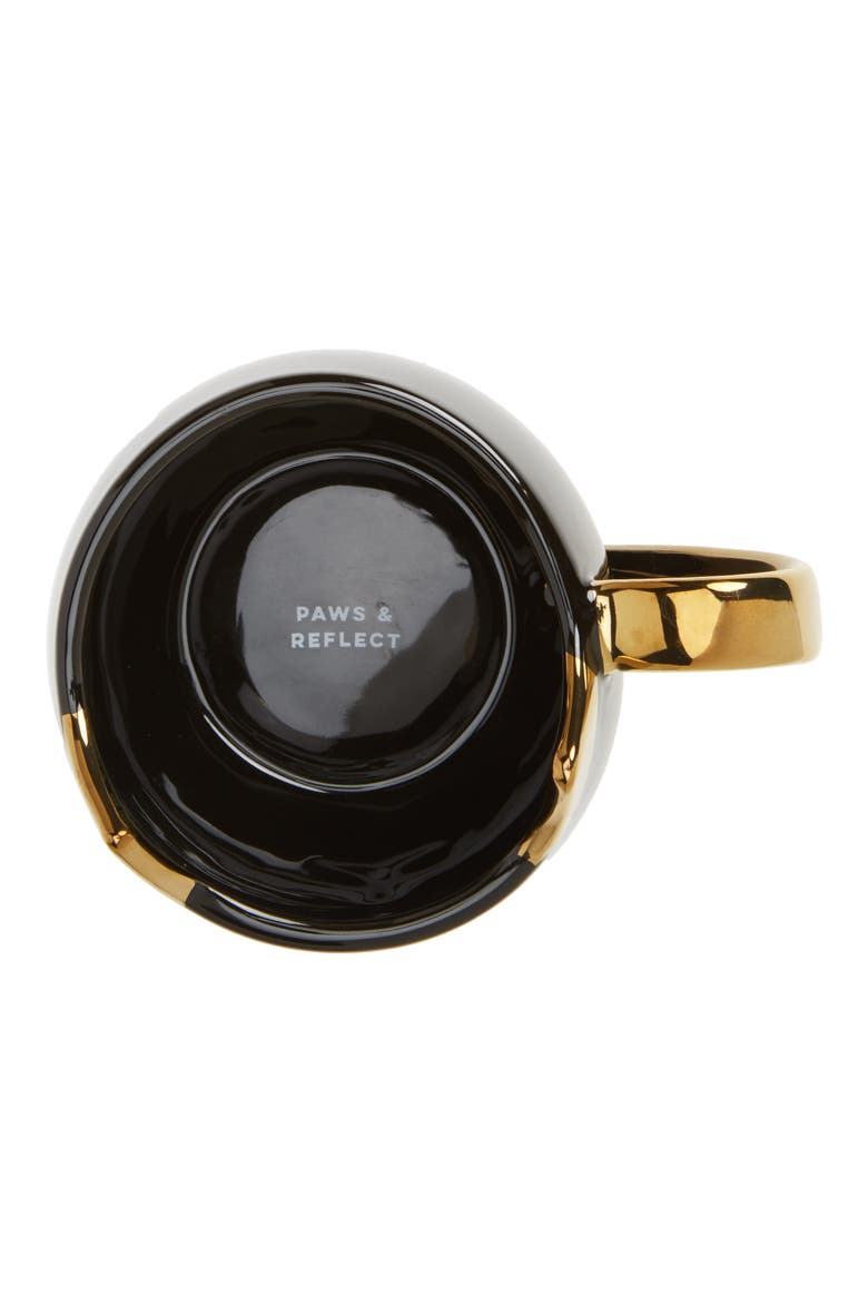 Chloe Cat Ceramic Mug, Alternate, color, BLACK