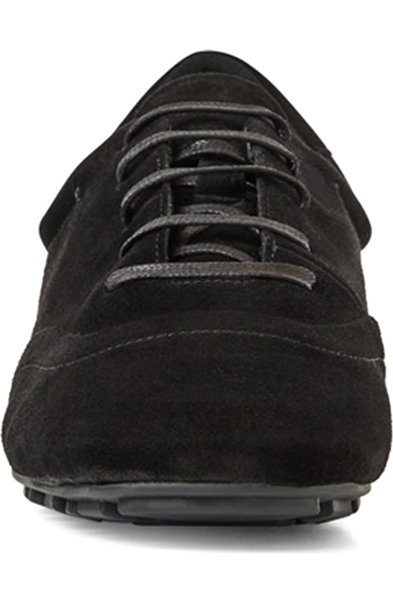 Aquatalia Qrystal Weatherproof Sneaker, Alternate, color, Black Suede