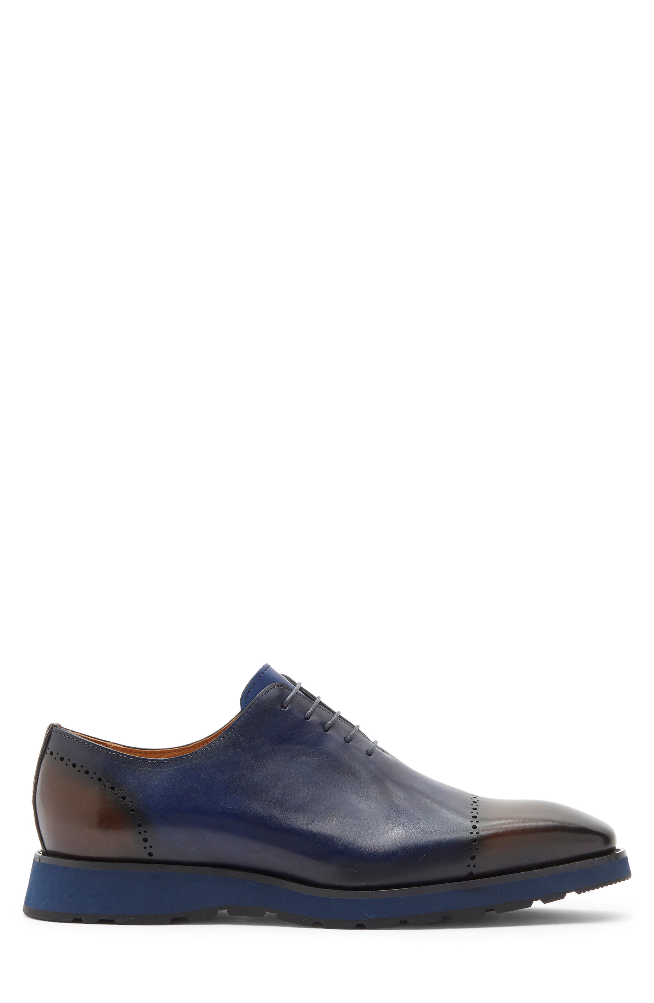 Diesel Wholecut Oxford, Alternate, color, BROWN/ NAVY