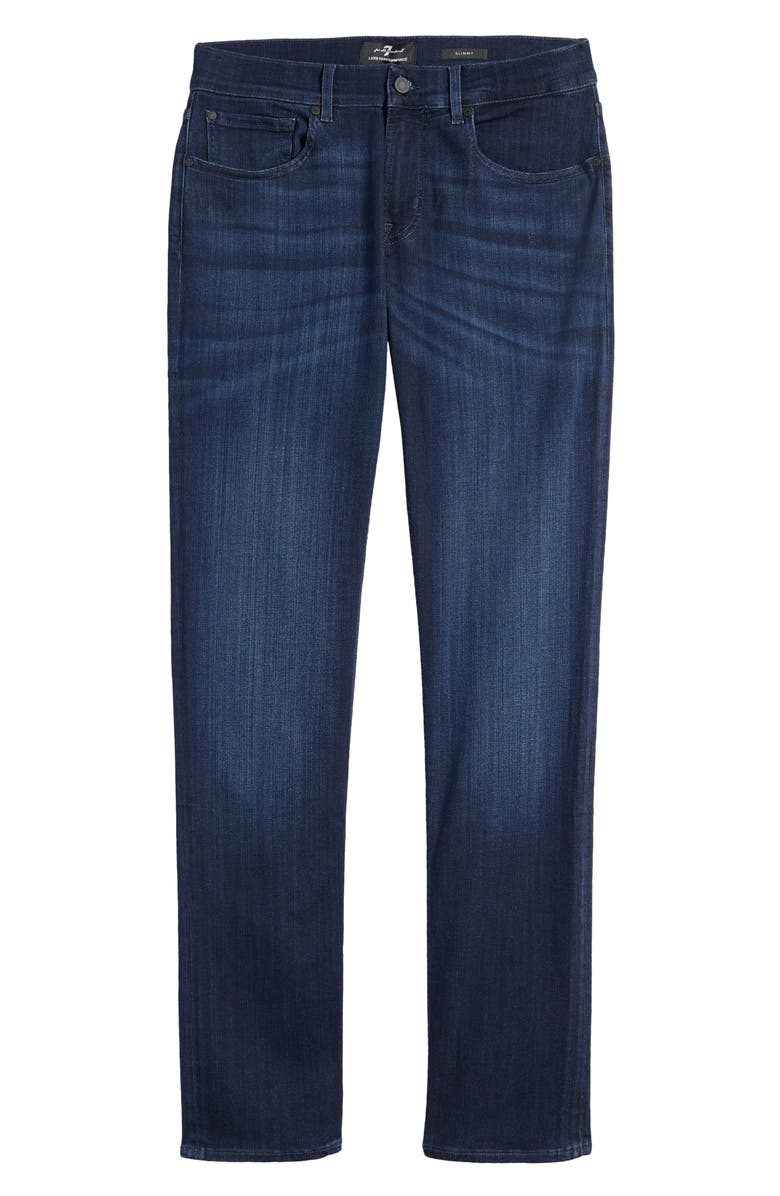 7 For All Mankind Slimmy Slim Fit Jeans, Alternate, color, Deep Blue