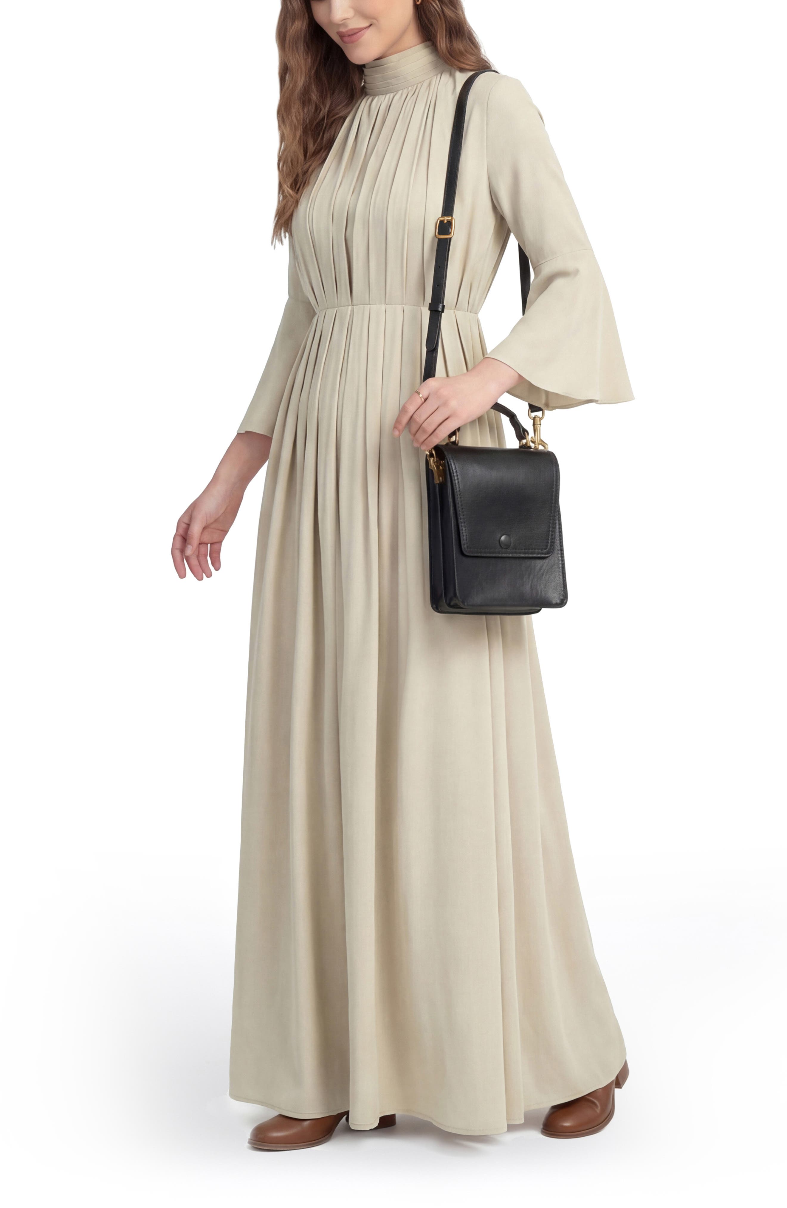 OLD TREND Basswood Leather Crossbody Bag, Alternate, color, Black