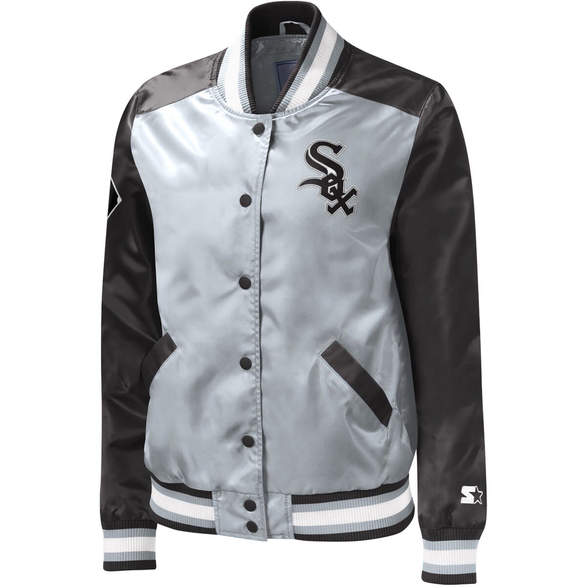 Women's Starter Silver Chicago White Sox The Legend Full-Snap Jacket - image 2