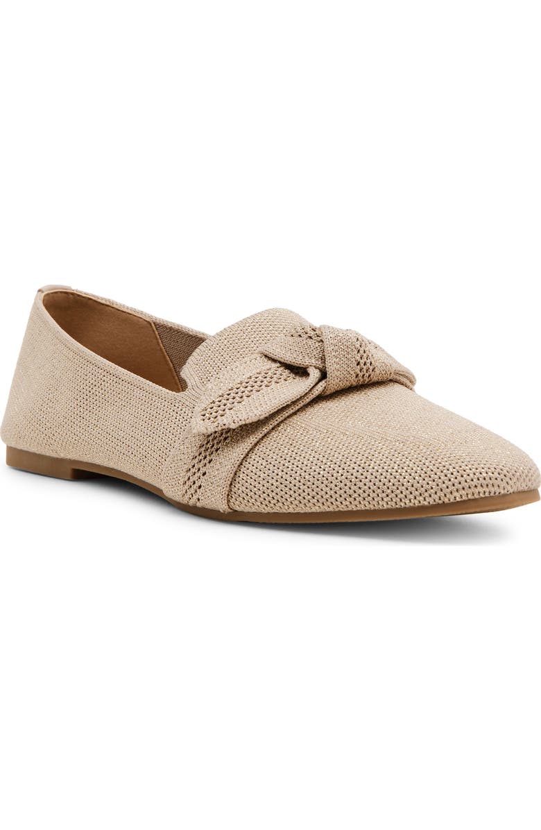 Anne Klein Tanya Knit Flat, Main, color, Platinum