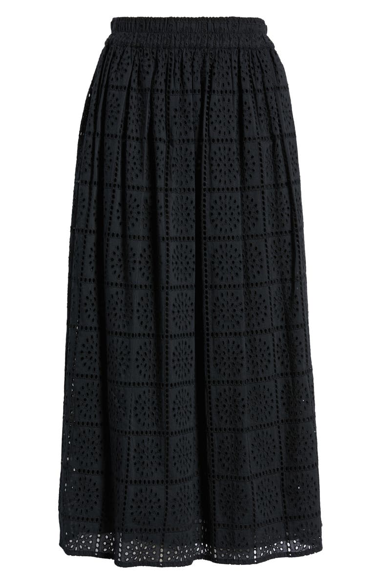 Rails Dax Cotton Eyelet Midi Skirt, Main, color,