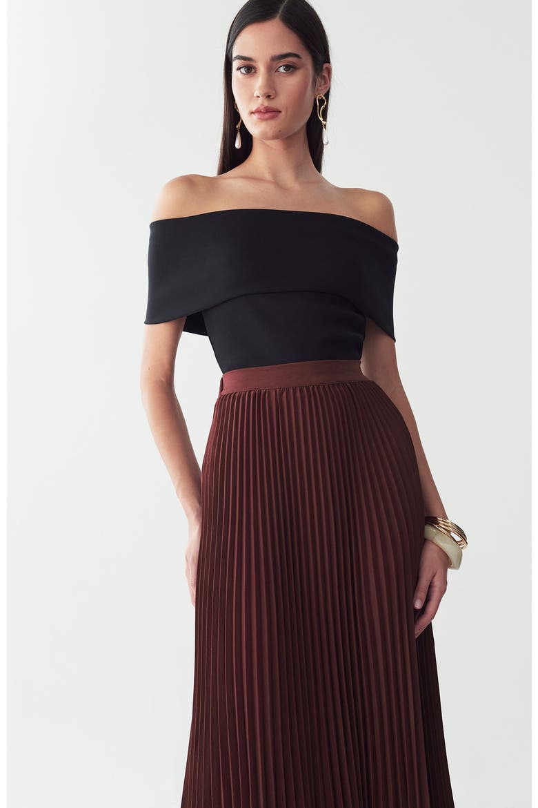 Amur Skirt, Alternate, color, Burgundy