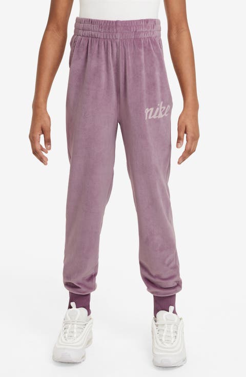 Kids' Sportswear Velour Joggers