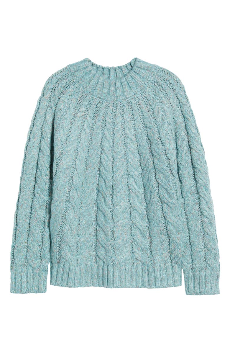 Hatley Cable Sweater, Alternate, color, Turquoise