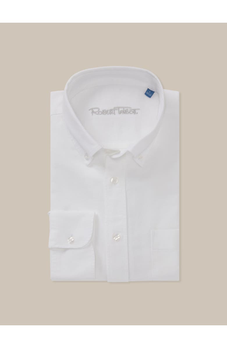 Robert Talbott Harrison Button Down Oxford Shirt, Alternate, color, White
