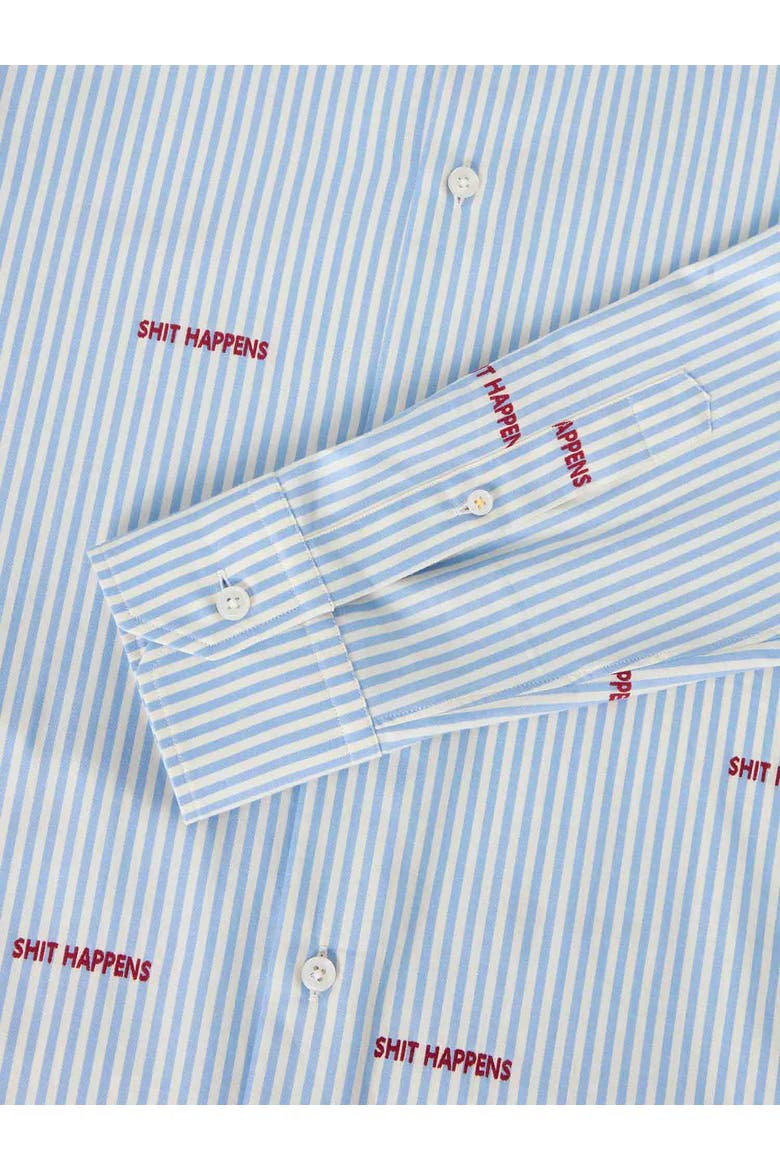 Reynolds Novelty Bengal Twill Shirt, Alternate, color, Light Blue