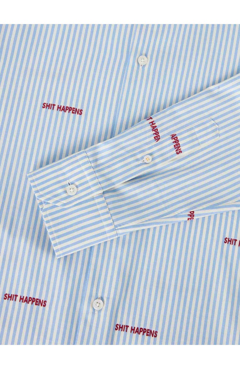 Robert Talbott Reynolds Novelty Bengal Twill Shirt, Alternate, color, Light Blue