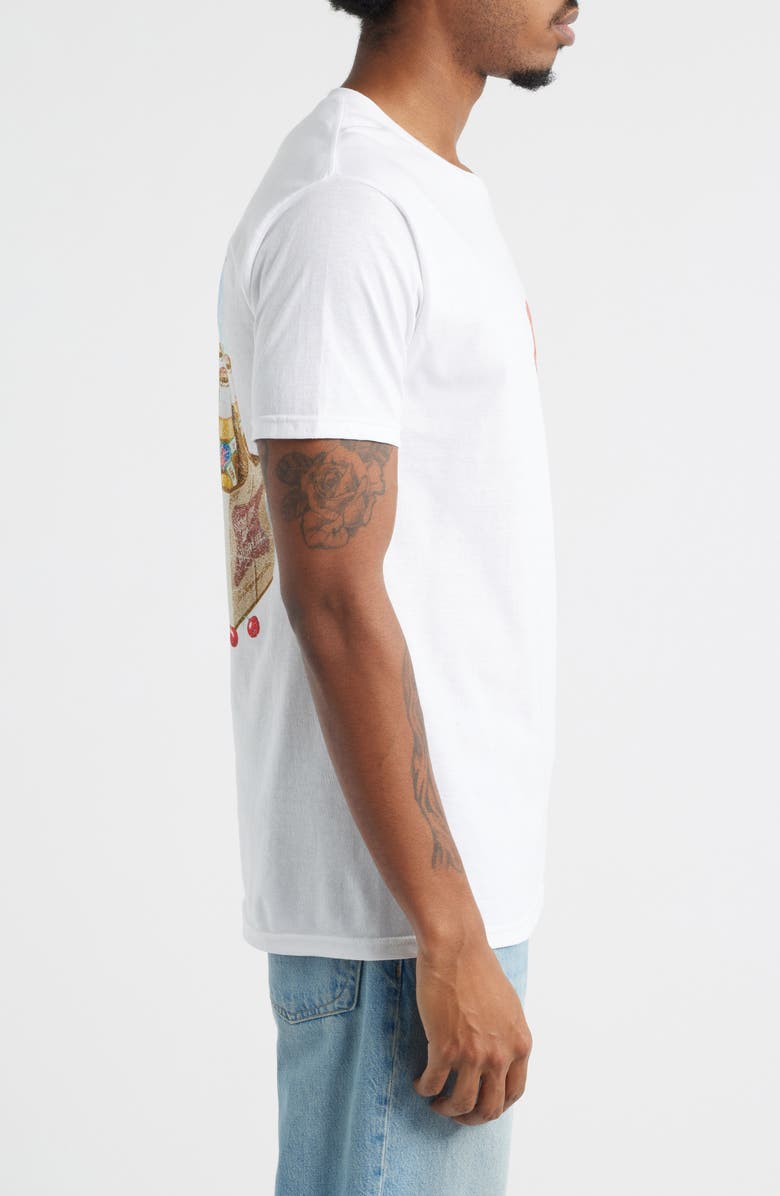 The Forecast Agency Miller High Life Graphic T-Shirt, Alternate, color, White