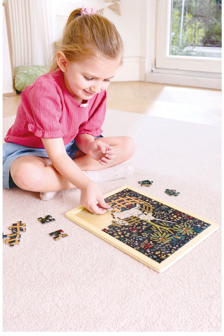 x The Met Unicorn in a Garden 48-Piece Puzzle, Alternate, color, MULTI