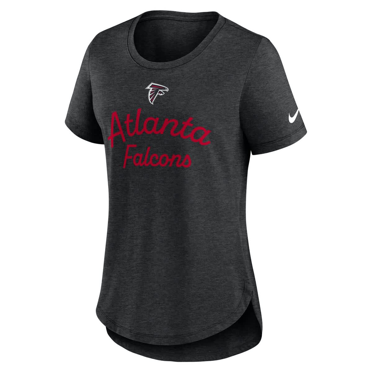 Women's Nike Black Atlanta Falcons Script Tri-Blend T-Shirt - image 2
