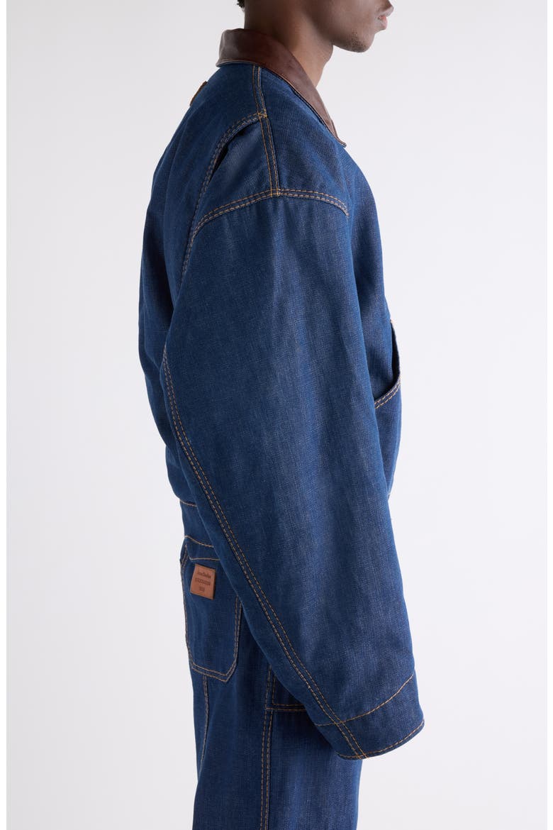 Ohniev Denim Jacket, Alternate, color, INDIGO BLUE