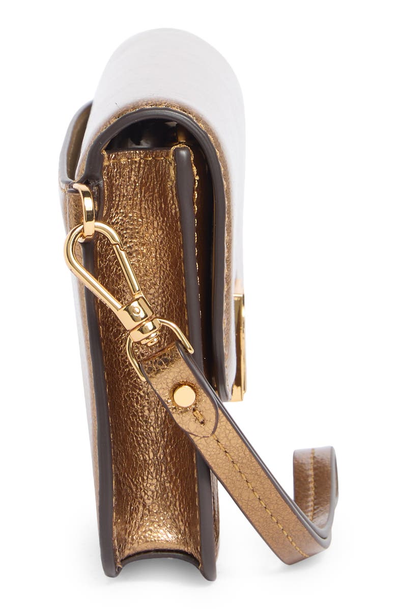 Kate Spade New York dakota crinkle metallic wallet, Alternate, color, Gold