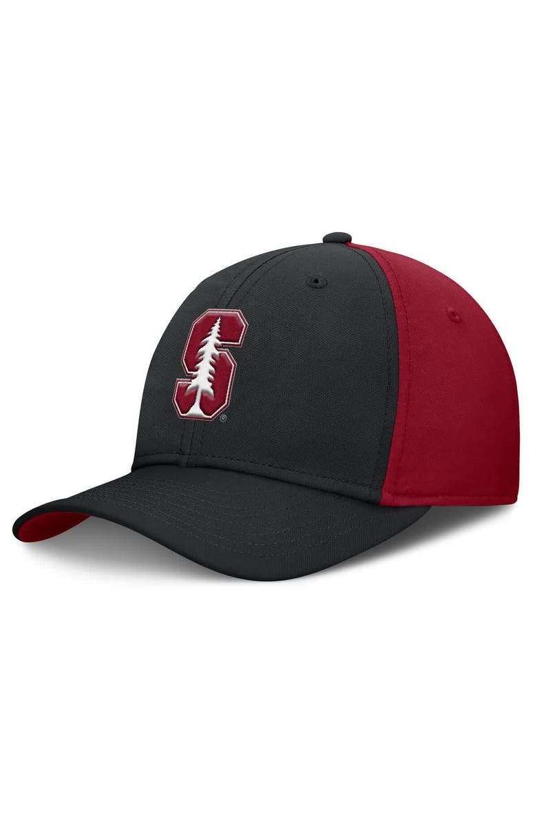 Nike Men's Nike Black/Cardinal Stanford Cardinal 2025 Sideline Rise Local Performance Flex Hat, Main, color, Black