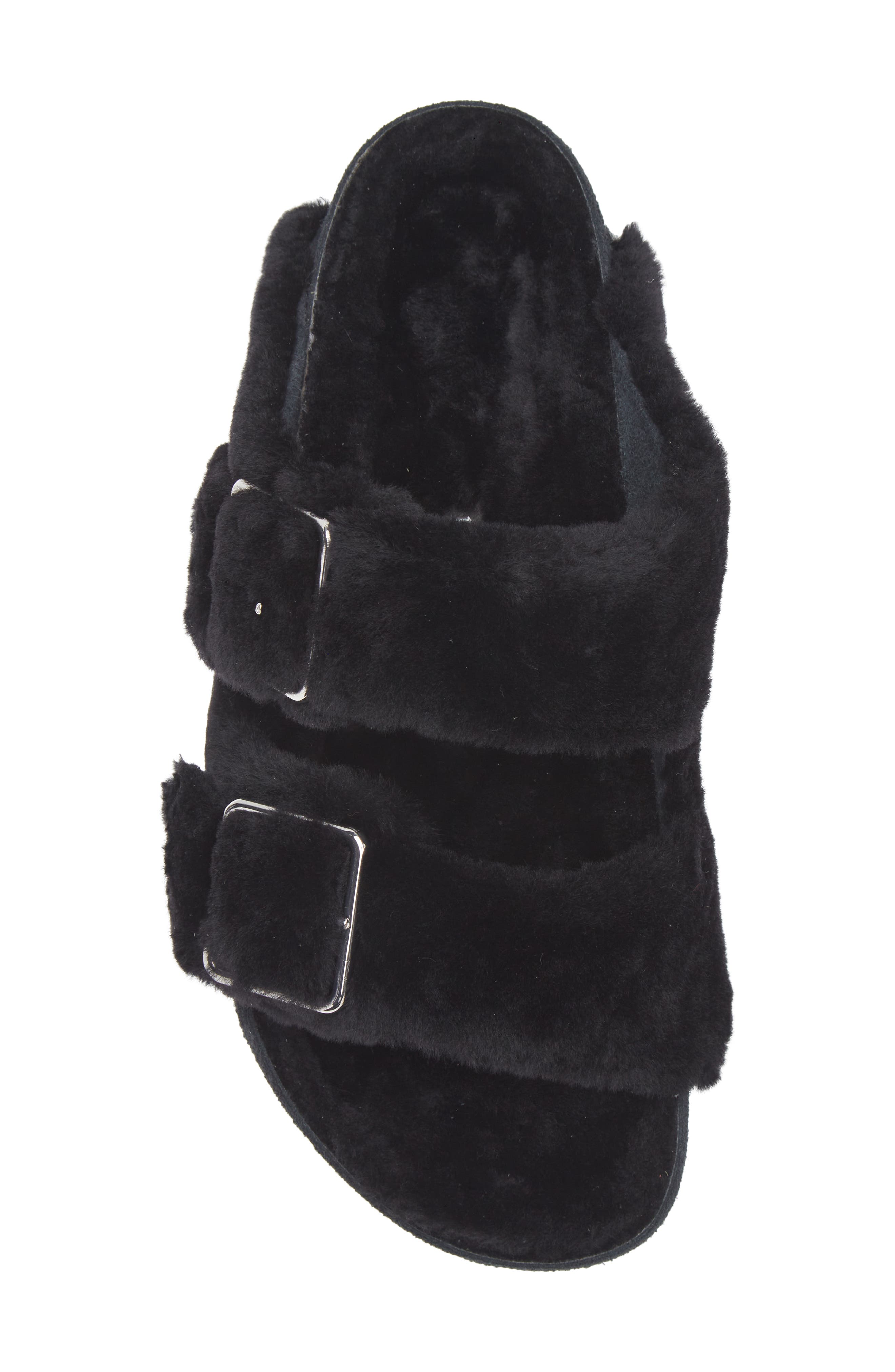 1774 BIRKENSTOCK Arizona Big Buckle Genuine Shearling Sandal, Alternate, color, 