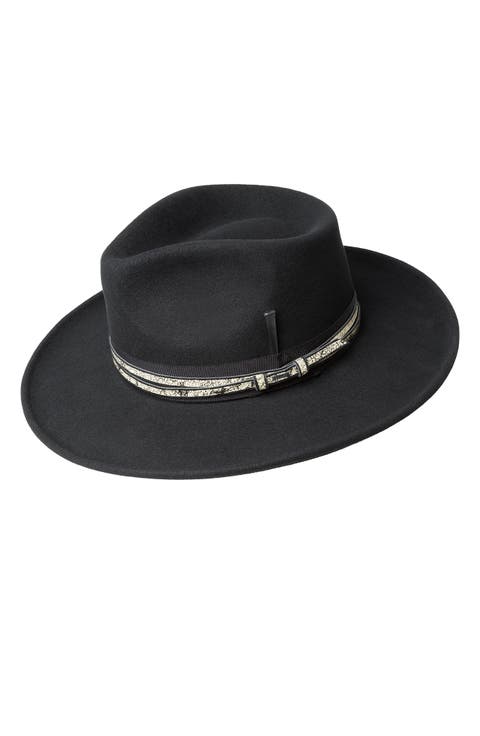 Men's Black Fedoras & Panama Hats | Nordstrom