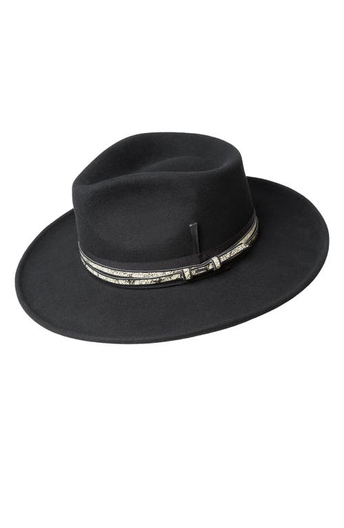 Bailey Klinger LiteFelt® Wool Fedora in Black 