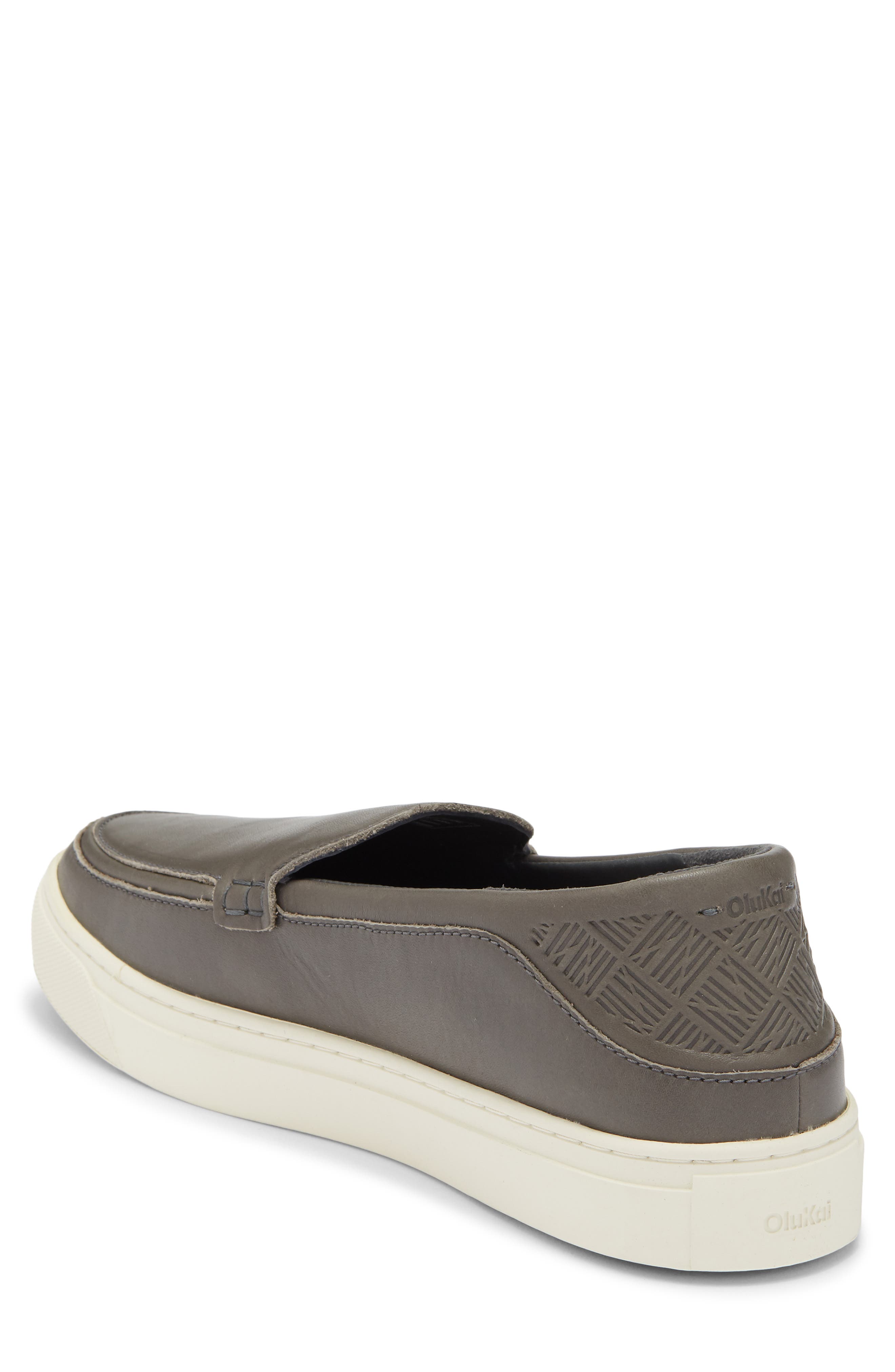 Kou Leather Slip-On, Alternate, color, DARK SHADOW/ DARK SHADOW