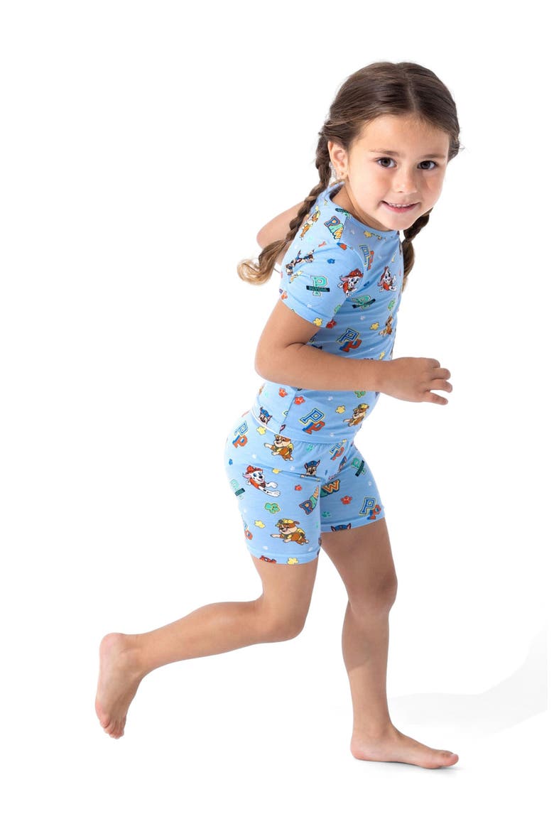 PAW Patrol Varsity Blue Kids 2-Piece Short Sleeve & Shorts Pajama Set, Alternate, color, PAW Patrol: Varsity Blue