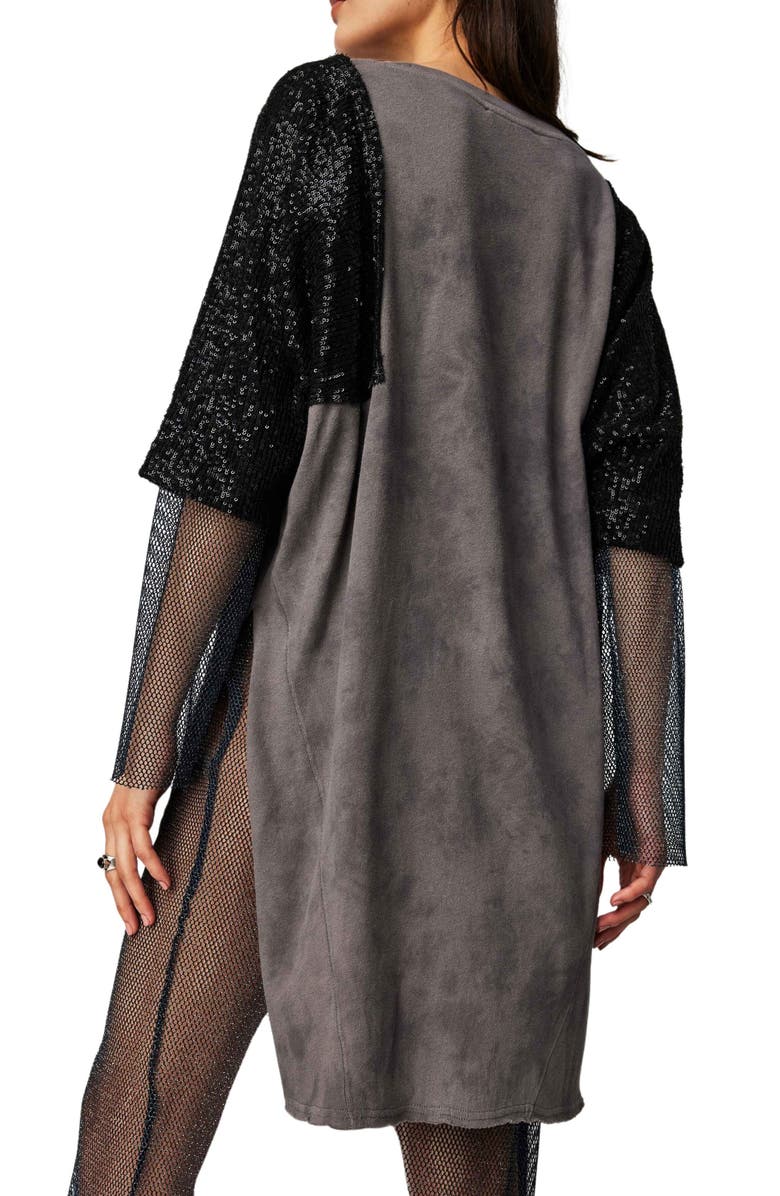 Free People City Sparkle Long Sleeve Graphic Tee, Alternate, color,