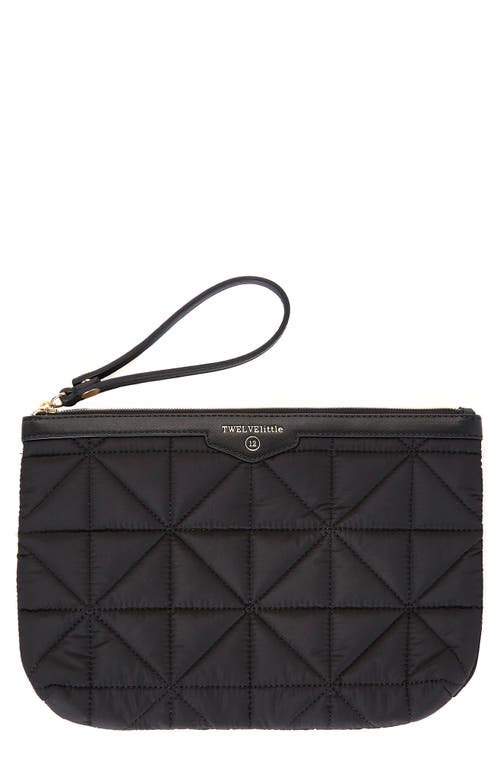 TWELVElittle Companion Water Resistant Diaper Bag Pouch in Black  product