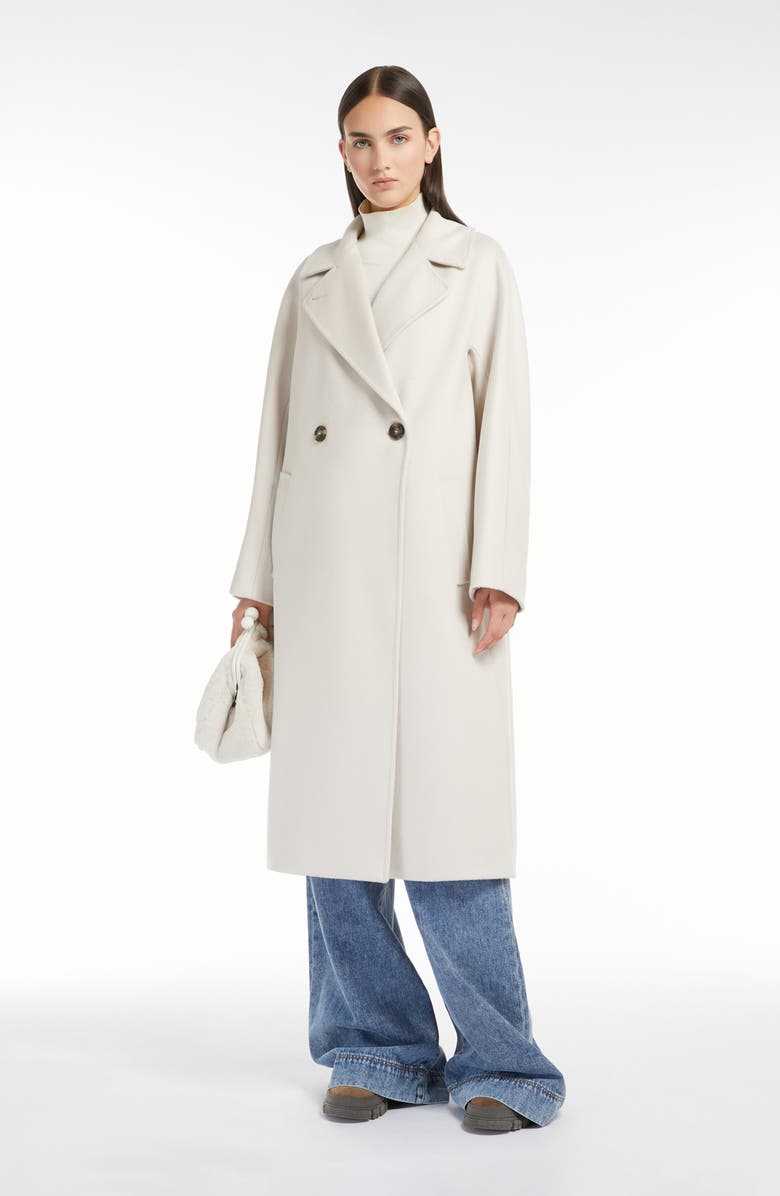 Weekend Max Mara Resina Tie Waist Virgin Wool Coat, Alternate, color,