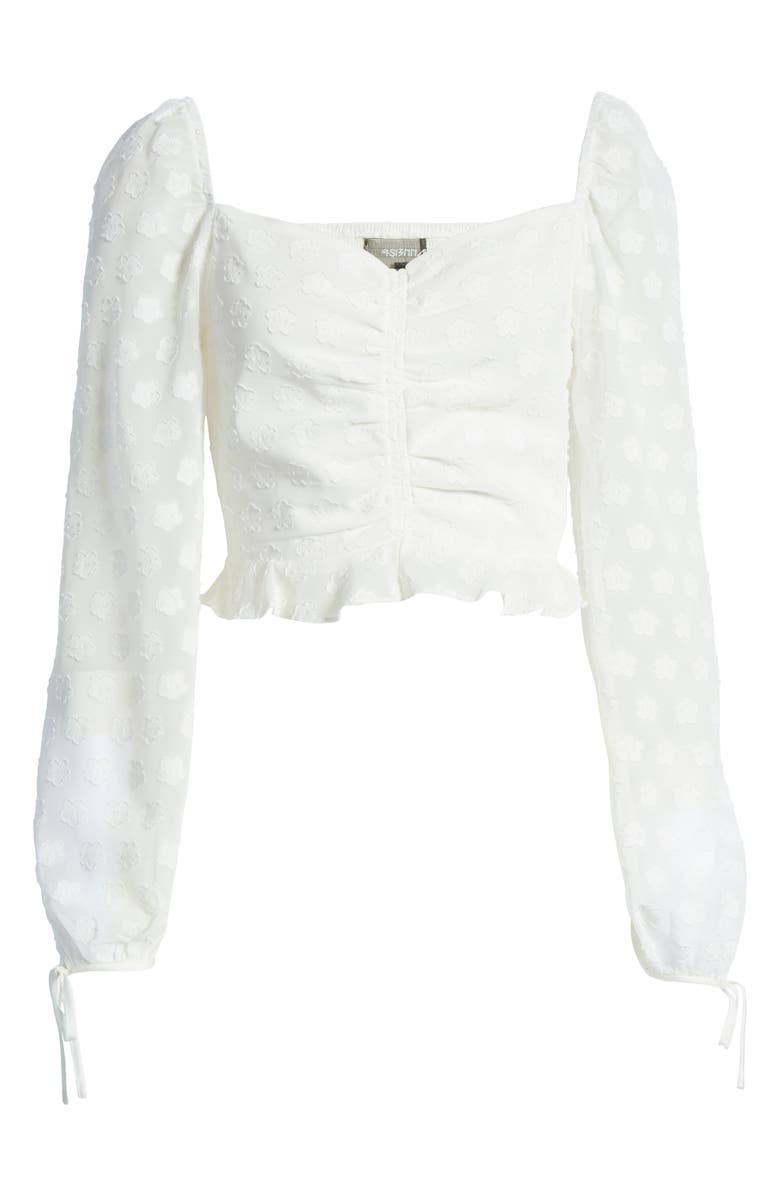 4SI3NNA Hazel Floral Appliqué Top, Alternate, color, 