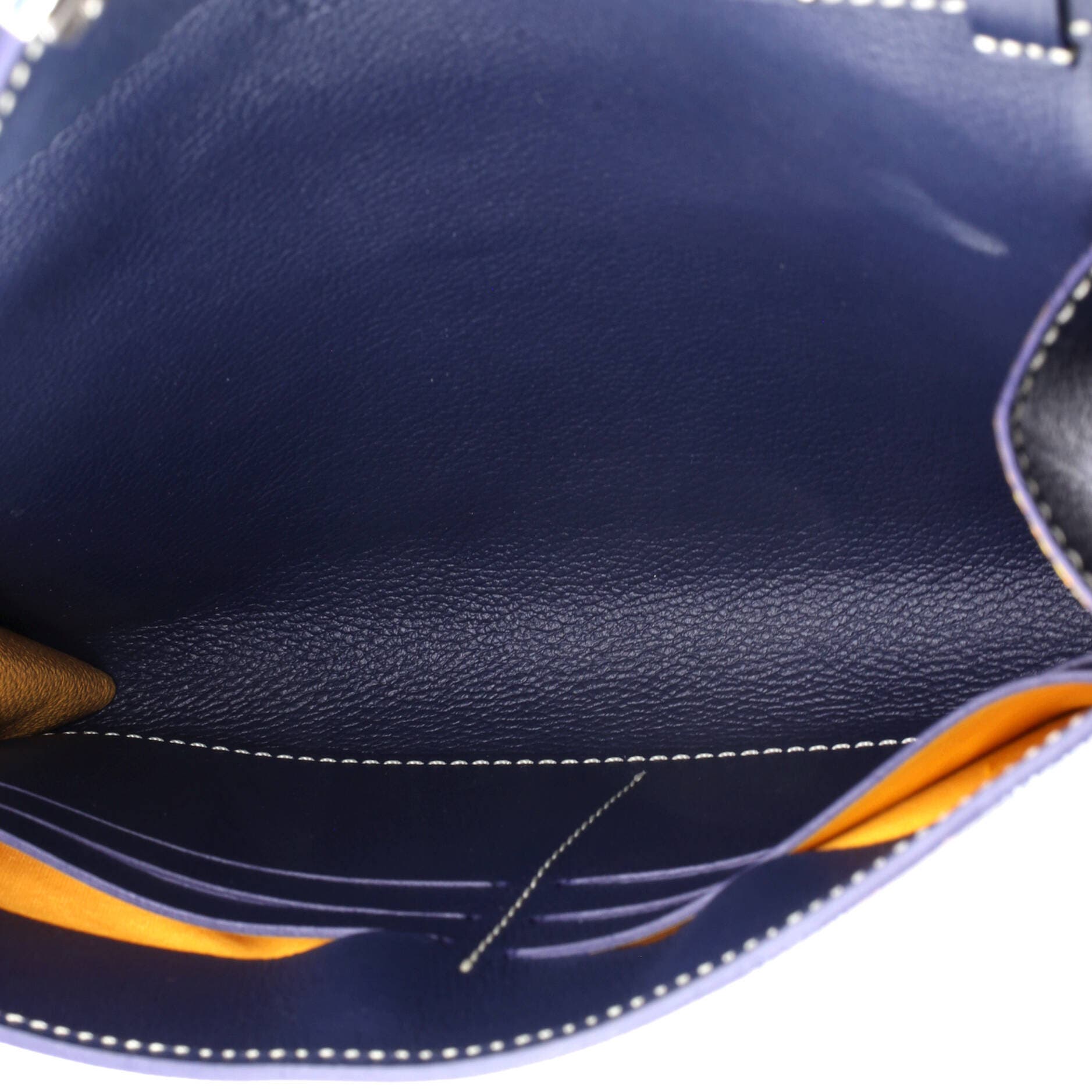 Pre-Owned Goyard Chypre Wallet on Strap Coated Canvas with Leather, Alternate, color, 