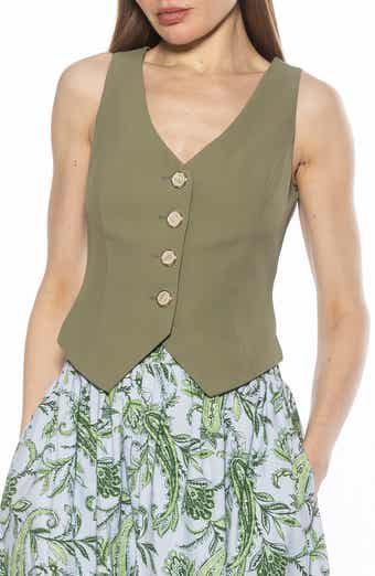 Alexia Admor Liliana Button Front Vest