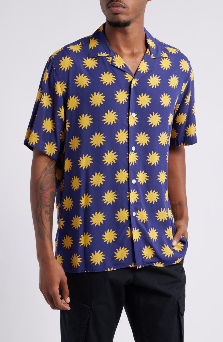 OAS Sunday Sun Camp Shirt, Main, color, 