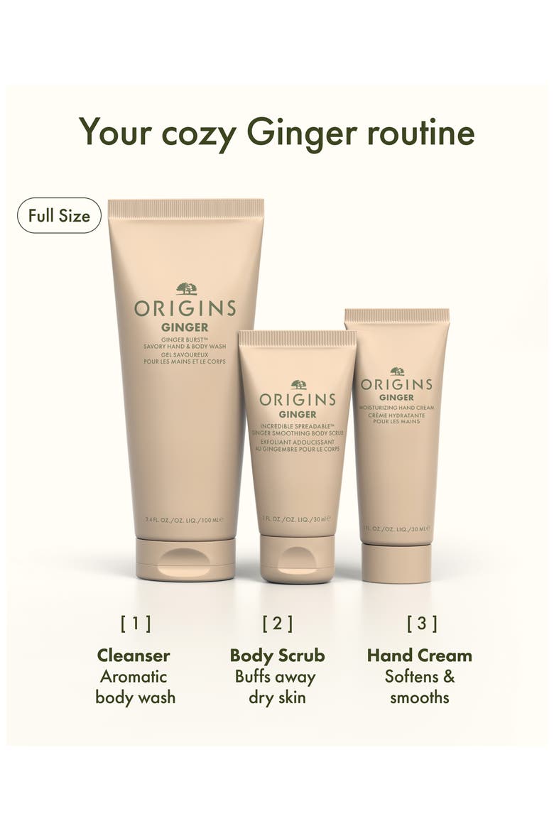 Ginger Mini Moments Gift Set for Hand & Body Care $31 Value, Alternate, color, BEIGE