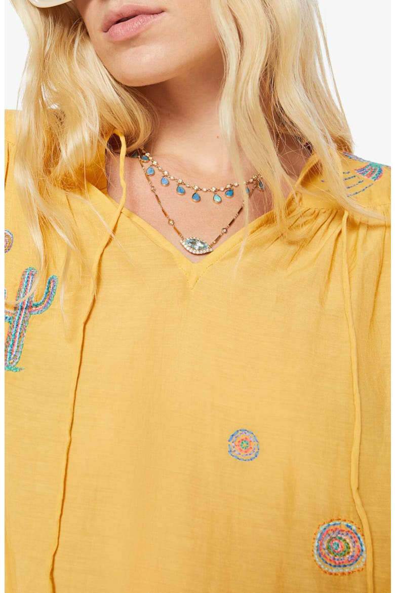 The Breeze Yoke Top, Alternate, color, GOLDEN APRICOT
