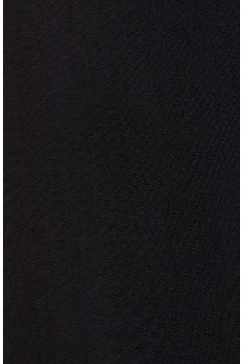 Tie Front Jumpsuit, Alternate, color, BLACK