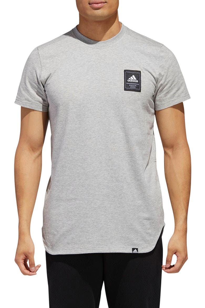 Scoop International T-Shirt, Main, color, MEDIUM GREY HEATHER