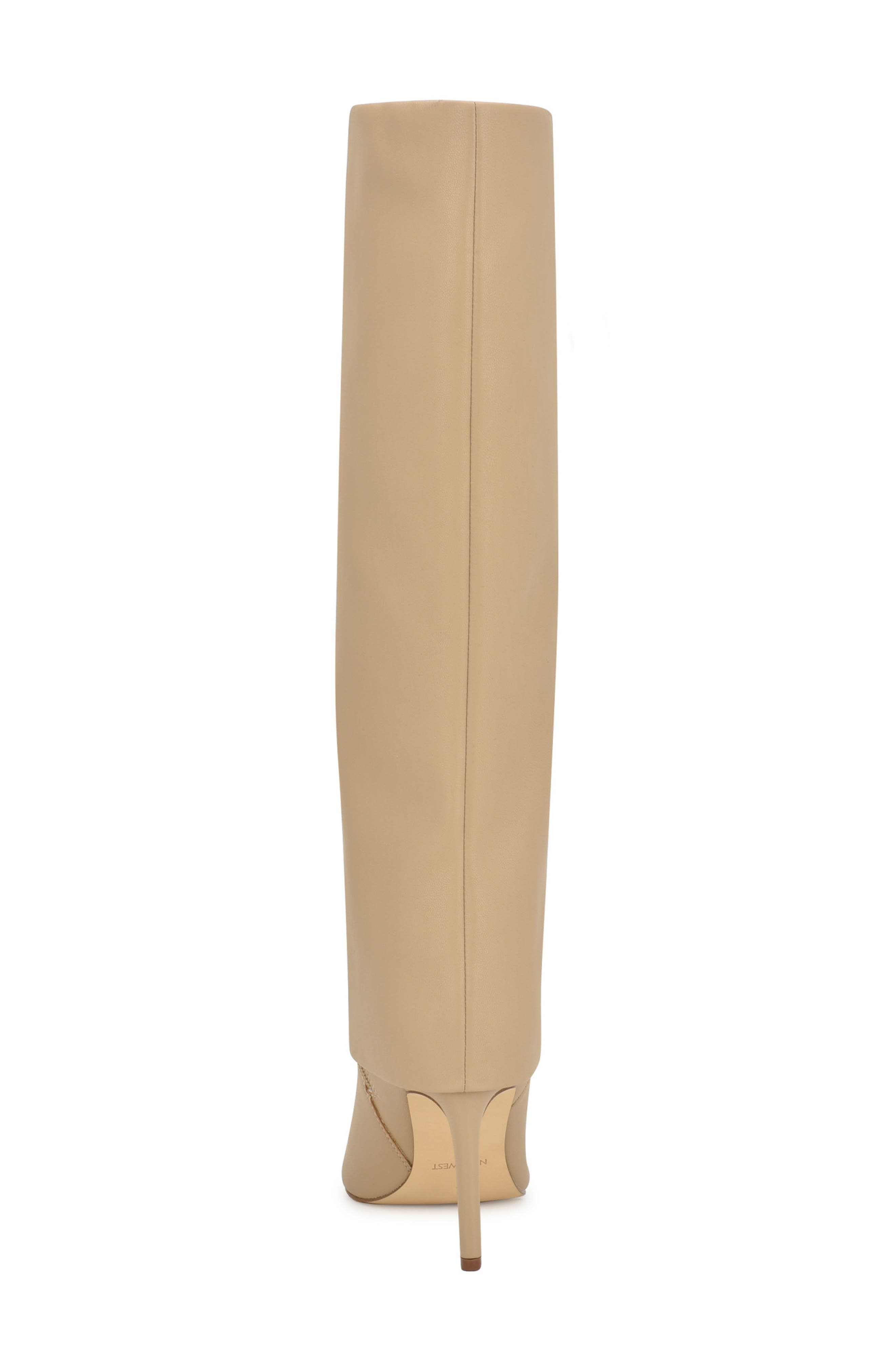 Radish Foldover Pointed Toe Knee High Boot, Alternate, color, LNA01