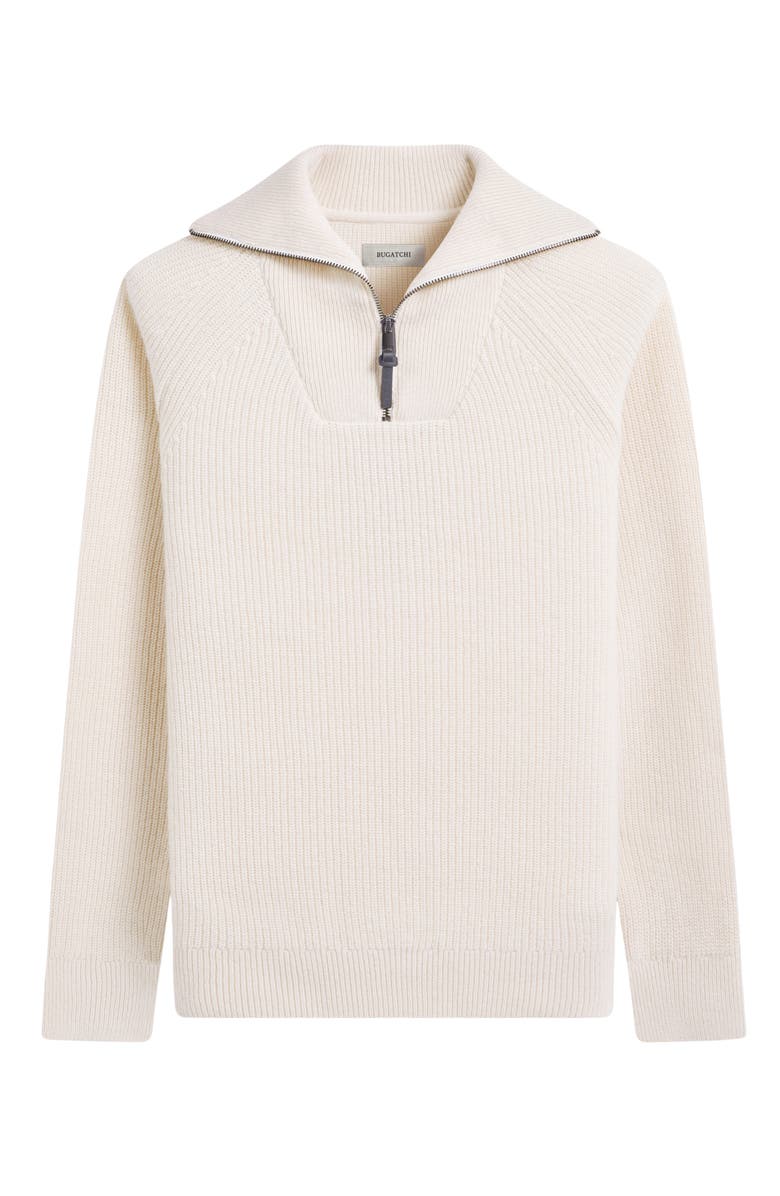 Bugatchi Half Zip Wool Blend Pullover Sweater, Alternate, color,
