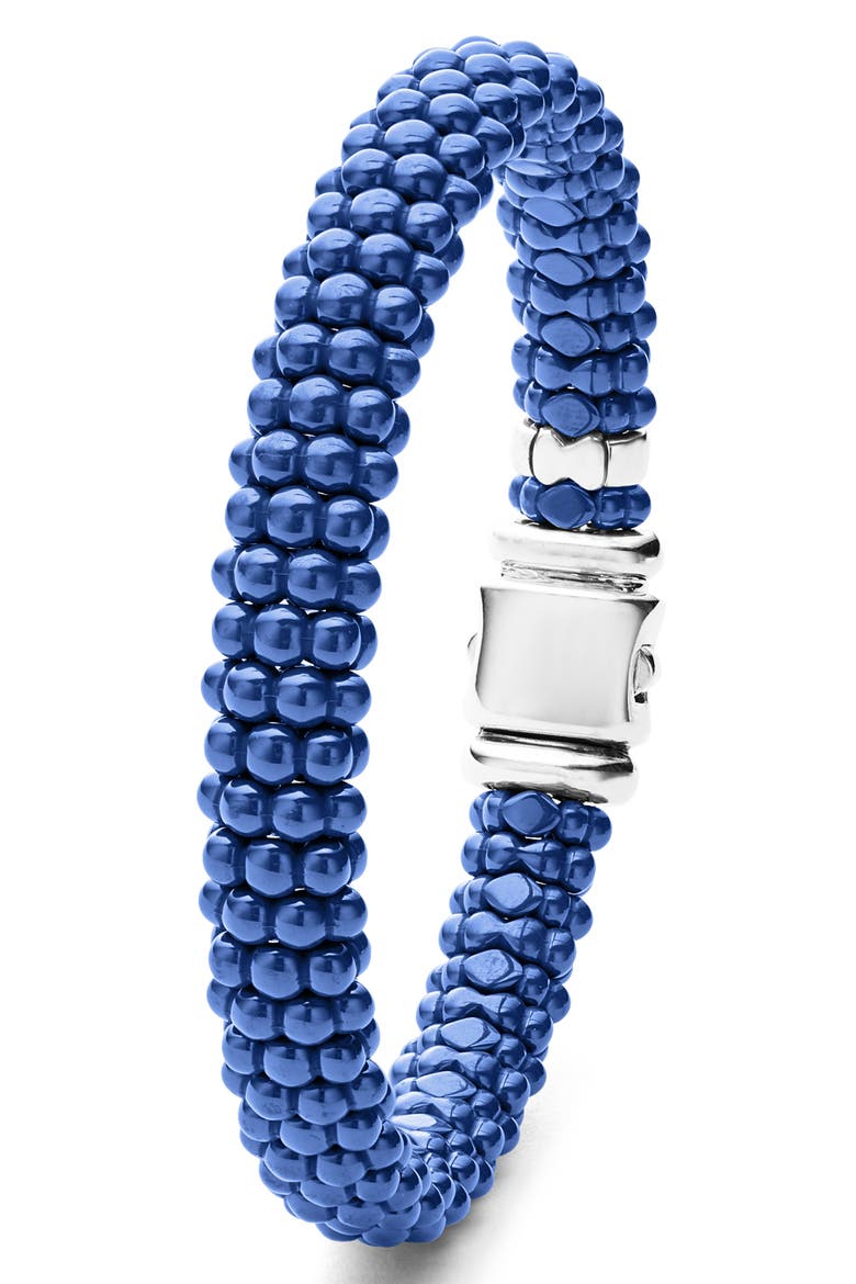 Blue Caviar Ceramic Rope Bracelet, Alternate, color, ULTRAMARINE