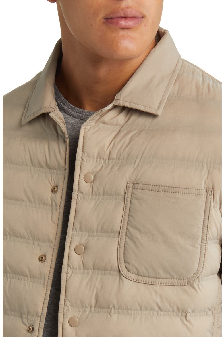 Apex Quilted Snap-Up Jacket, Alternate, color, JUTE
