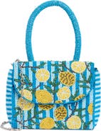 Collection XIIX Beaded Lemon Top Handle Bag