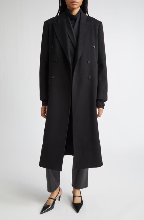 Loulou De Saison Rosco Double-breasted Coat In Black