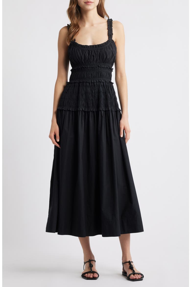 marianne linen dress Cottage core reversible midi wrap dress Aulieude
