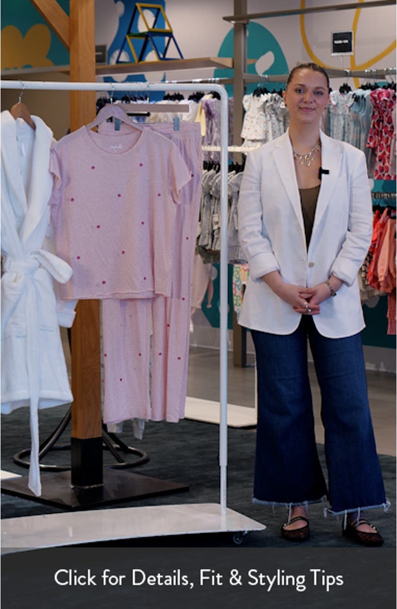 Jada Boxy Organic Cotton Pajamas, sales video thumbnail