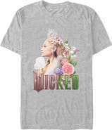 Wicked: For Good Men's Wicked For Good Glinda Side Profile Pose Graphic T-Shirt